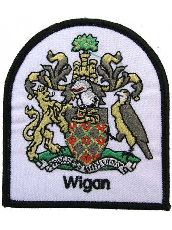 WIGAN ATHLETIC FOOTBALL CLUB SOCCER EMBROIDERED PATCH #02